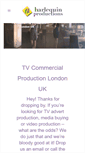 Mobile Screenshot of harlequinproductions.co.uk